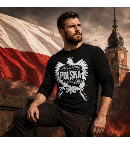 LONGSLEEVE PATRIOTYCZNY  NIE ZAPOMNIJ
